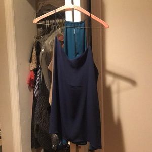 Reversible navy/teal Express tank